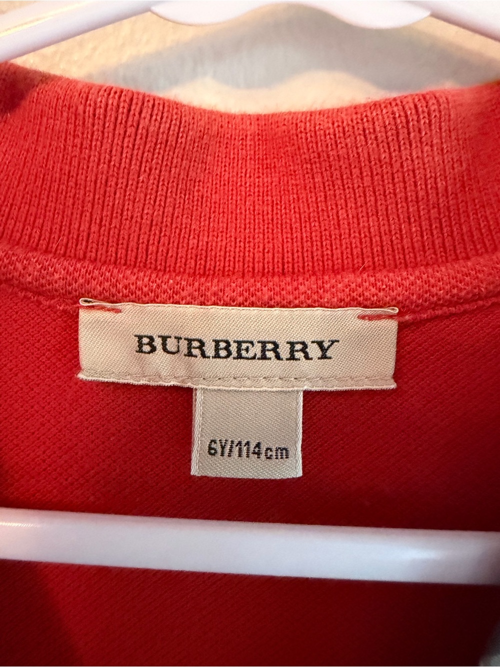 Burberry Red Polo Dress - Picture 3 of 3